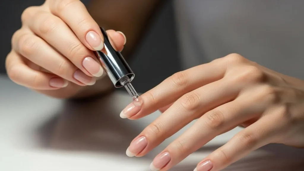 Unhas fortes e bem cuidadas com base fortalecedora barata