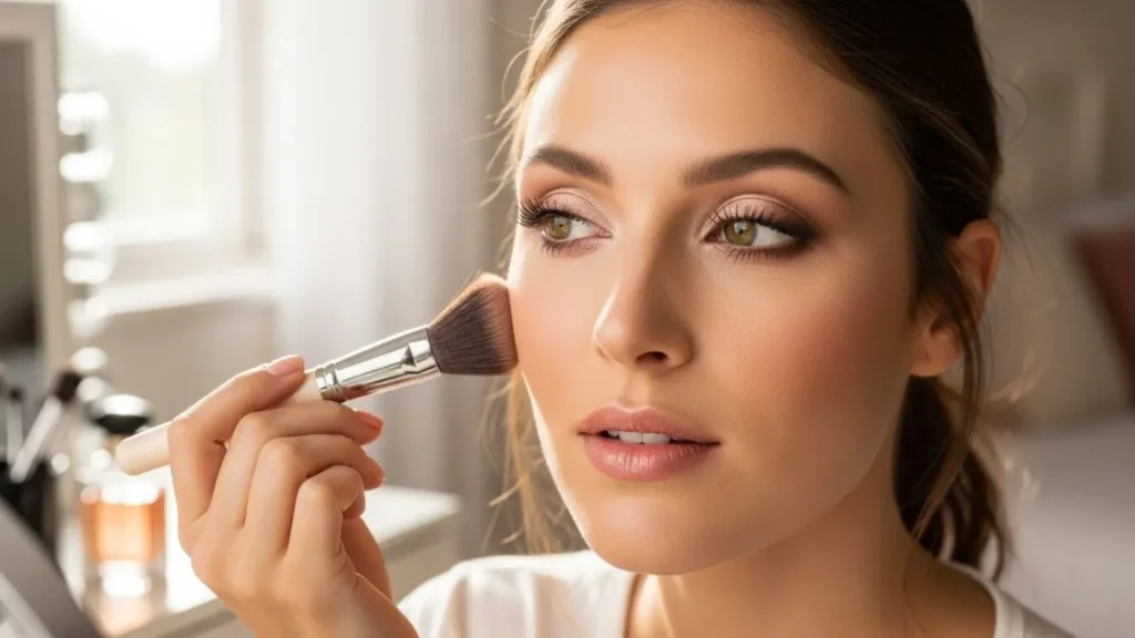 Maquiagem leve e barata com acabamento profissional