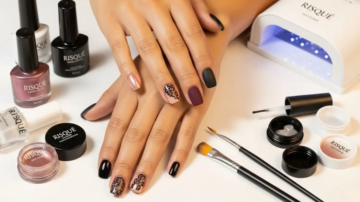 unhas elegantes gastando pouco 2026: mãos com nail art acessível, tendências Pinterest, tutoriais DIY baratos para mulheres empoderadas.