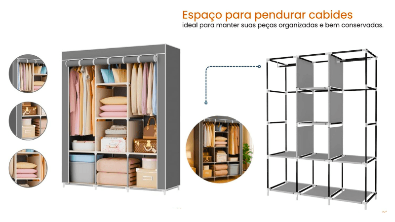 Armário Capsula 2026 montagem capsula dobrável